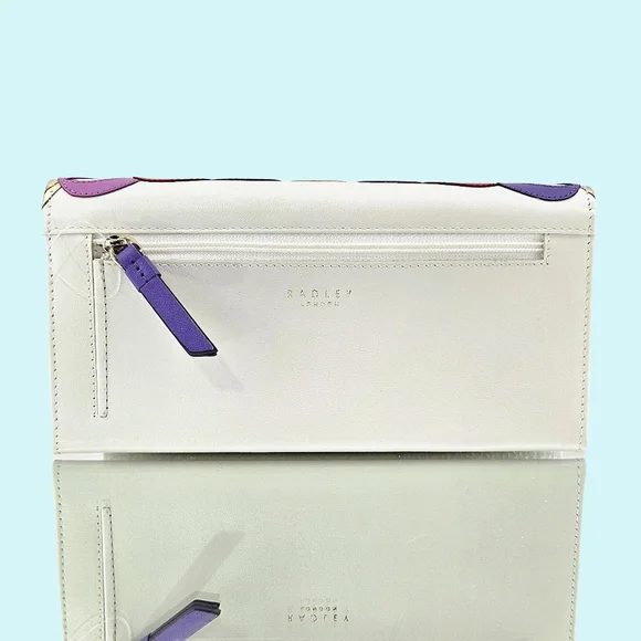 Radley London Wallet Leather Picture Party Pals Large Foldover Matinee Christmas - Picture 4 of 4